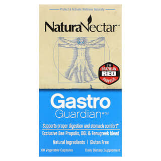 NaturaNectar, Gastro Guardian, 60 pflanzliche Kapseln