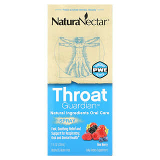 NaturaNectar, Spray Throat Guardian, Própolis de Abelha, 30 ml (1 fl oz)