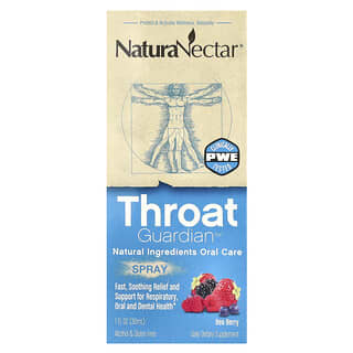 NaturaNectar, Throat Guardian™ Spray, Bee Berry, 1 fl oz (30 ml)