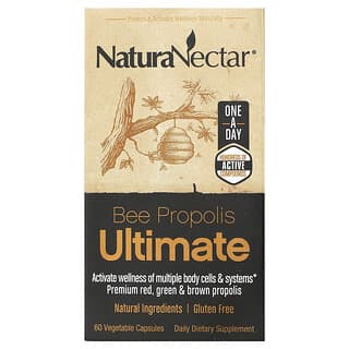 NaturaNectar, Propóleo de Abeja Ultimate, 60 cápsulas vegetales