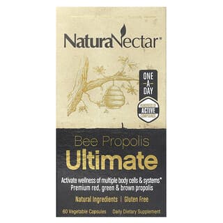 NaturaNectar, Própolis de Abelha Ultimate, 60 cápsulas vegetais