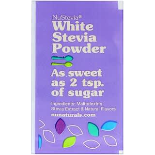 NuNaturals, NuStevia，白甜葉菊粉，1000 包，2.23 磅（100無）
