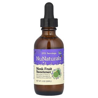 NuNaturals, Endulzante con sabor a fruta Monk, 59 ml (2 oz)