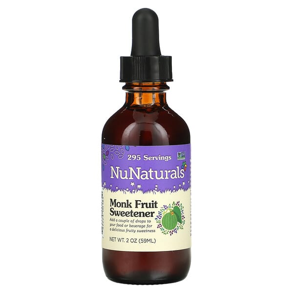 NuNaturals, Monk Fruit Sweetener, 2 oz (59 ml)
