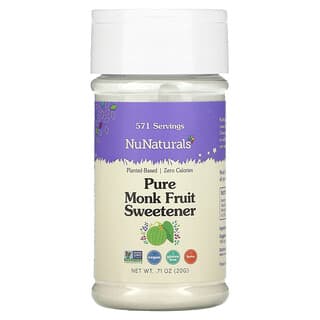 NuNaturals, Endulzante puro de frutas Monk, 20 g (0,71 oz)