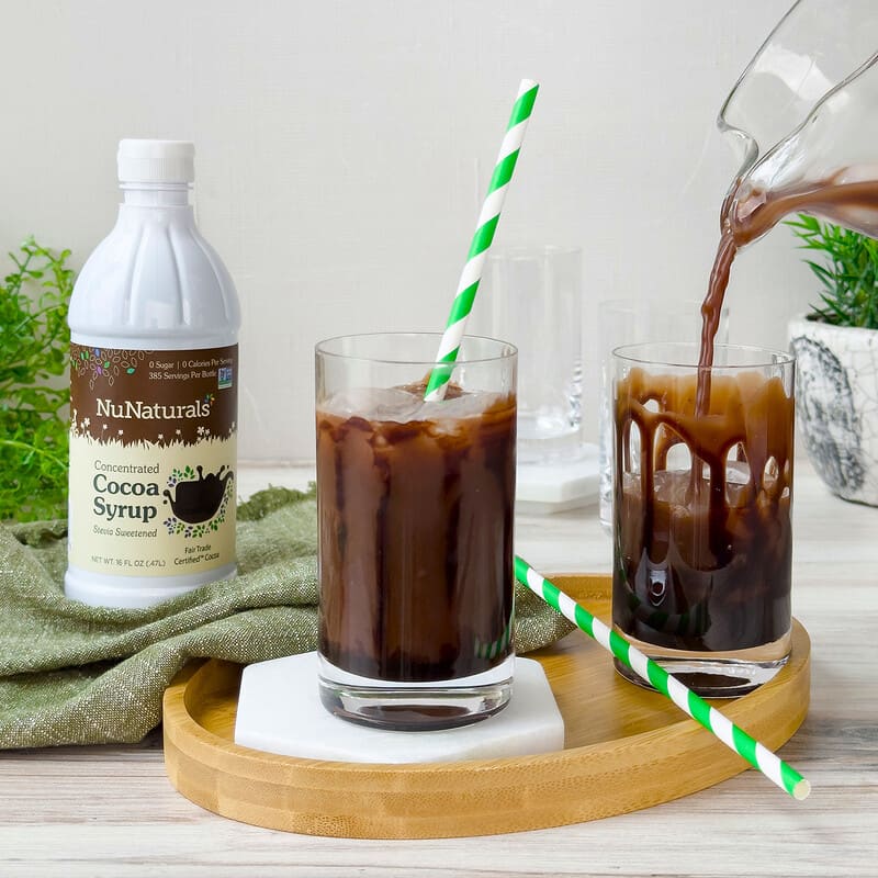 Xarope de Cacau Concentrado, Adoçado com Estévia, 0,47 L (16 fl oz)
