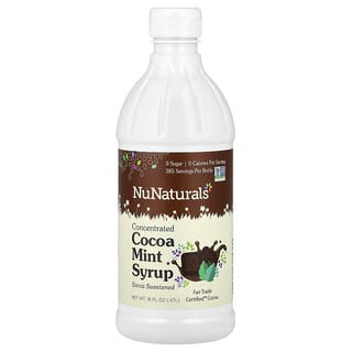 NuNaturals, 누스테비아, 코코아 민트 시럽, 16 fl oz (.47 l)