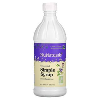 NuNaturals, Concentrated Simple Syrup, 16 fl oz (0.47 L)