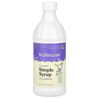 NuNaturals, Concentrated Simple Syrup, 16 fl oz (0.47 L)