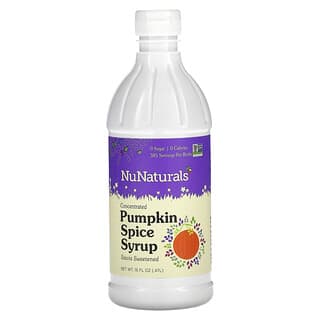 NuNaturals, Concentrated Pumpkin Spice Syrup, 16 fl oz (0.47 l)