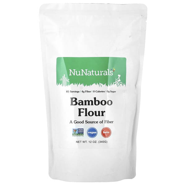 NuNaturals, 대나무 가루, 340g(12oz)