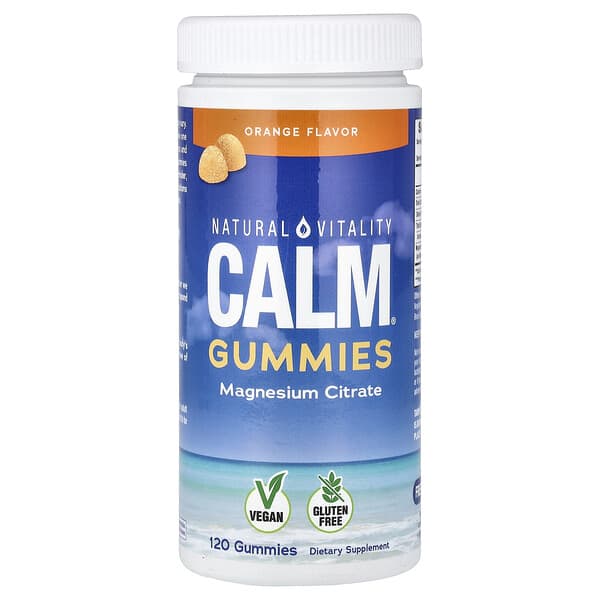 Natural Vitality, CALM® 구미젤리, 오렌지 맛, 구미젤리 120개