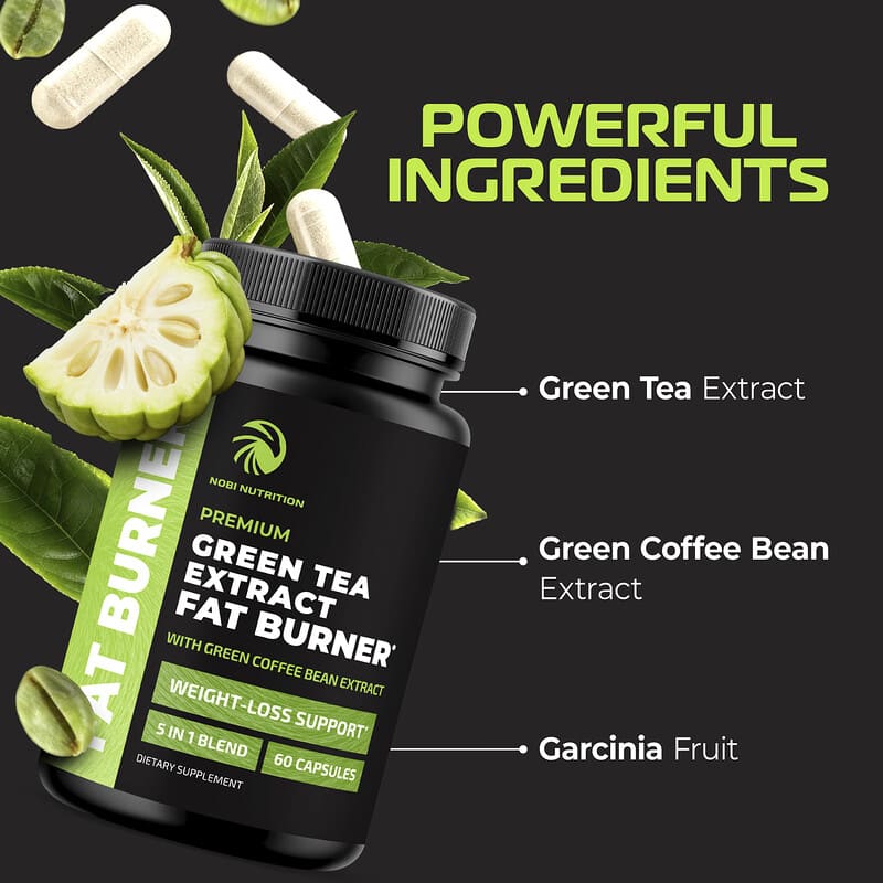 Fat Burner, Premium Green Tea Extract, 60 Capsules