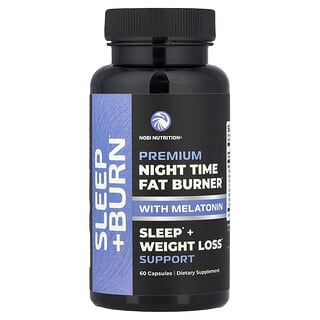 Nobi Nutrition, Premium Night Time Fat Burner With Melatonin, 60 Capsules