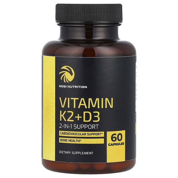 Vitamin K2 + D3, 60 Capsules