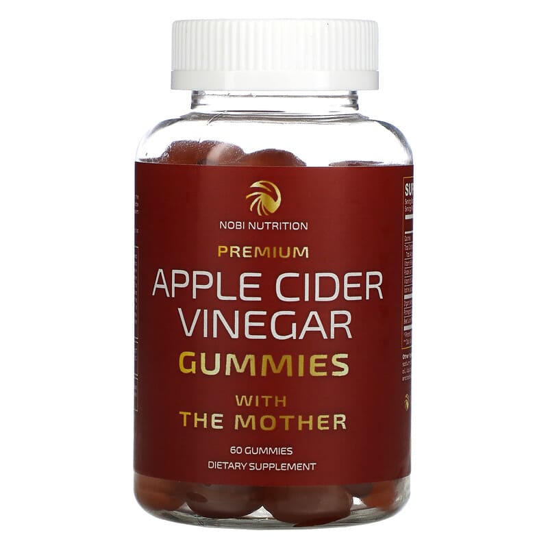 Nobi Nutrition, Premium Apple Cider Vinegar Gummies with The