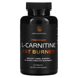 Nobi Nutrition, L-карнитин премиум-класса для сжигания жира, 60 таблеток