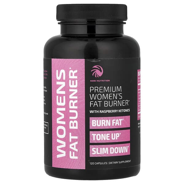 Nobi Nutrition, 含覆盆子酮的高級女性脂肪燃燒劑，120 粒膠囊