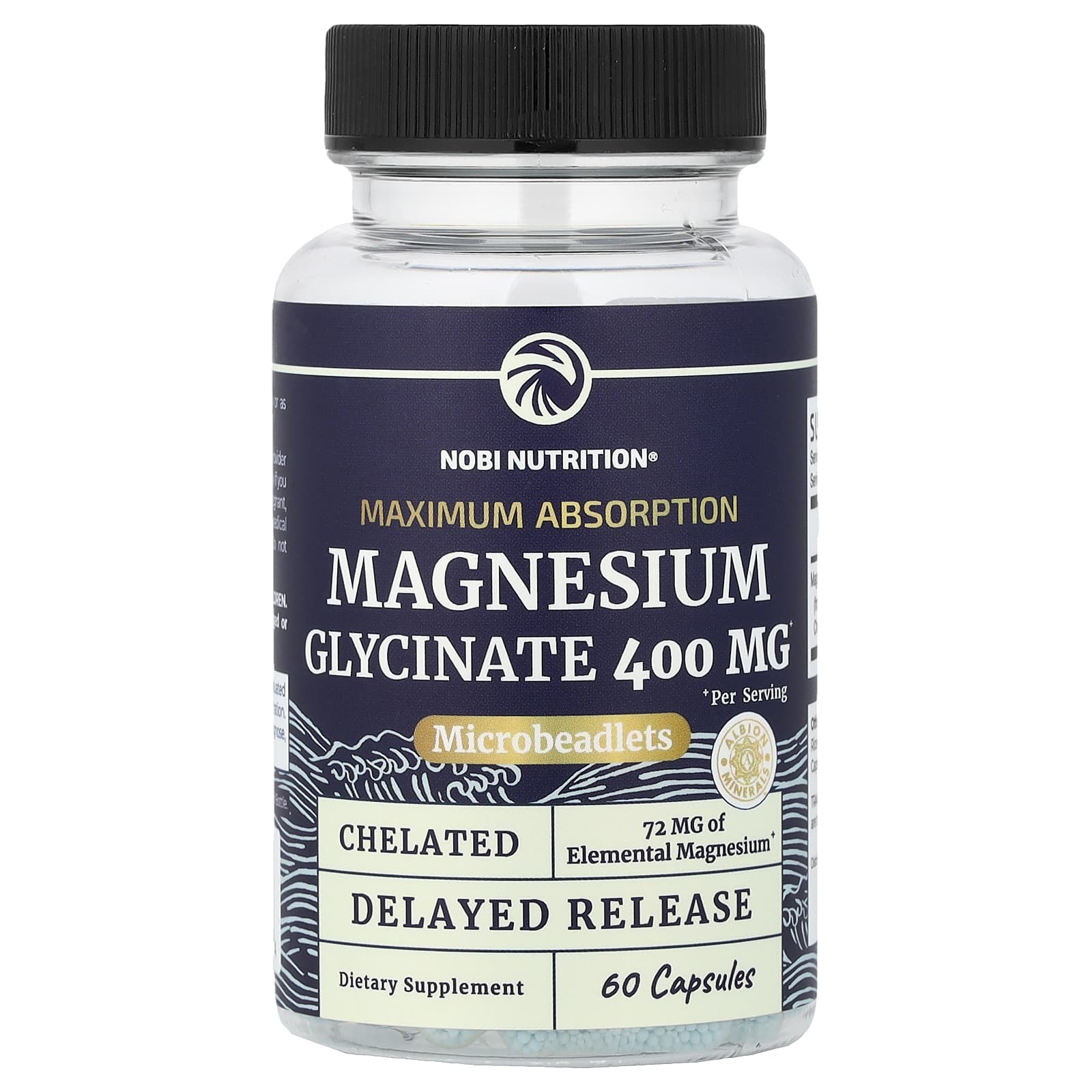 Magnezyum Glisinat, Maksimum Emilim, 60 Kapsül, (Kapsül Başına 200 mg)