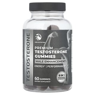 Nobi Nutrition, Gommes premium à la testostérone, 60 gommes