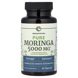 Nobi Nutrition, Pure Moringa, 5,000 mg, 60 Capsules