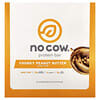 No Cow, Proteinbar, Chunky jordnötssmör, 12 barer, 60 g styck