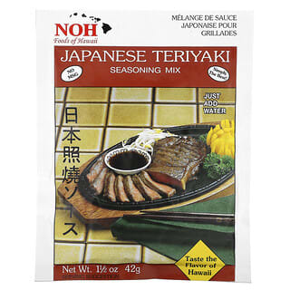NOH Foods of Hawaii, Mistura de Temperos Teriyaki Japonês, 42 g (1 1/2 oz)