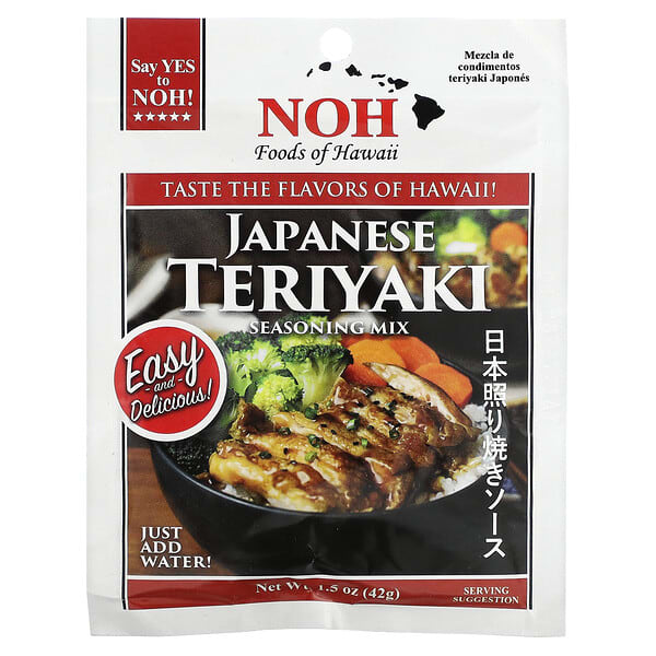 NOH Foods of Hawaii‏, مزيج توابل الترياكي اليابانية ، 1 1/2 أونصة (42 جم)
