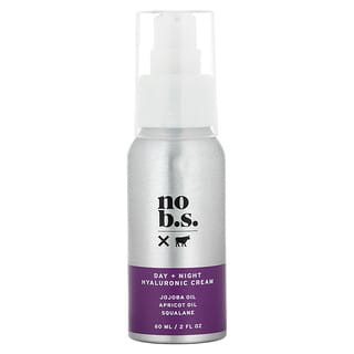 No BS Skincare, Crema hialurónica para el día y la noche`` 60 ml (2 oz. Líq.)