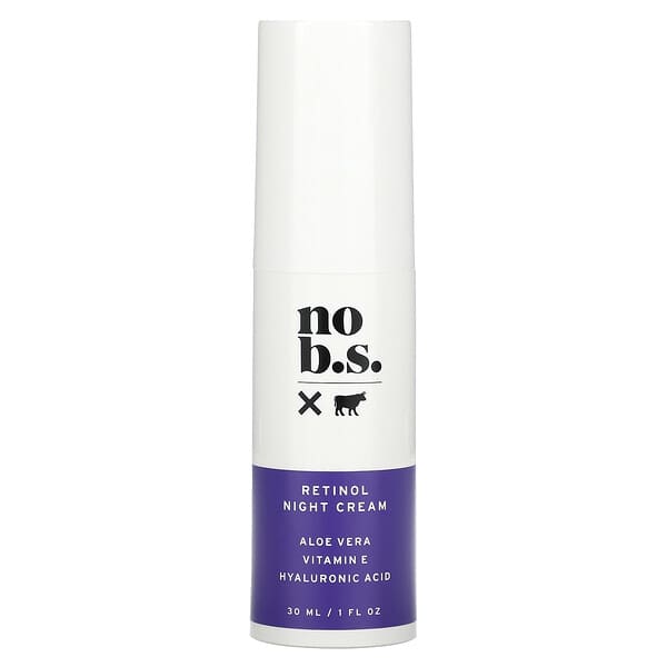 No BS Skincare, 레티놀 나이트 크림, 30ml(1fl oz)