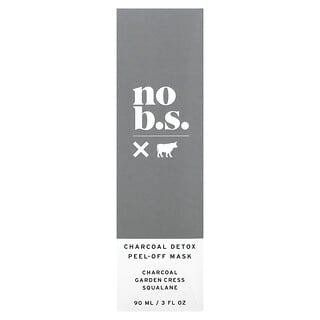 No BS Skincare, Charcoal Detox Peel-Off Beauty Mask, 3 fl oz (90 ml)
