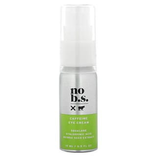 No BS Skincare‏, "קרם עיניים עם קפאין, 15 מ""ל (0.5 אונקיות נוזל)"