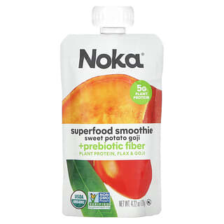 Noka, Superfood Smoothie + Prebiotic Fiber, Sweet Potato Goji, 4.22 oz (120 g)