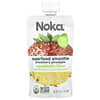 Noka, 슈퍼 푸드 스무디 + 프리바이오틱 식이섬유, 딸기 파인애플 맛, 120g(4.22oz)
