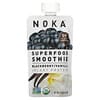 Superfood Smoothie + Plant Protein, Blackberry, Vanilla, 4.22 oz (120 g)