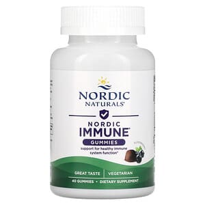 Nordic Naturals, Nordic Immune Gummies, Elderberry , 40 Gummies