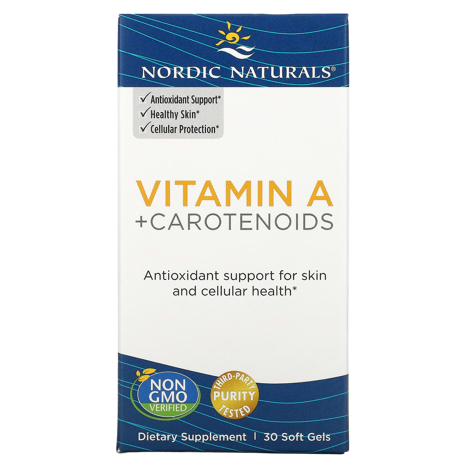 Nordic Naturals, Vitamin A + Carotenoids, 30 Softgels