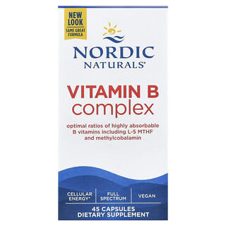 Nordic Naturals, Complexe de vitamines B, 45 capsules