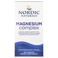 Nordic Naturals（ノルディックナチュラルズ）, マグネシウムコンプレックス、90粒