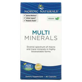 Nordic Naturals, Multi-minéraux, 90 capsules