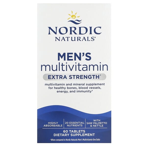 Nordic Naturals Men's Multivitamin, 60 Tablets