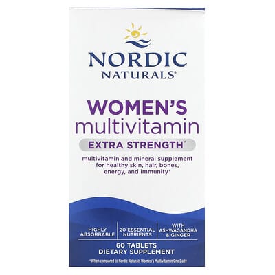 Nordic Naturals, Women's Multivitamin, 60 Tablets