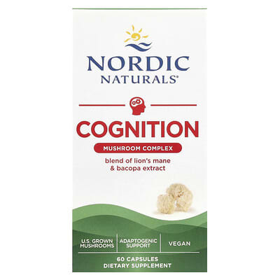 Nordic Naturals, Cognition Mushroom Complex, 60 Capsules