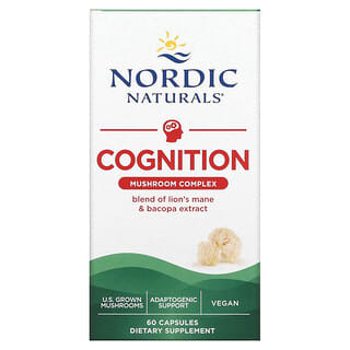 Nordic Naturals, Complexe de champignons cognitifs, 60 capsules