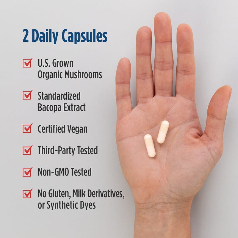 Cognition Mushroom Complex, 60 Capsules