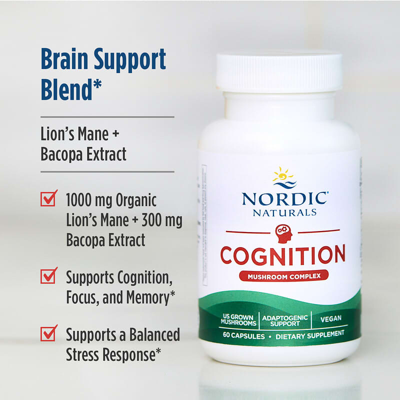 Cognition Mushroom Complex, 60 Capsules