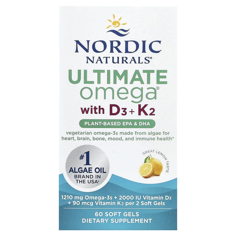 Complément Alimentaire Nordic Naturals EPA 1210 Mg Oméga-3 Citron - 60 Gélules, Neuf
