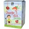 Omega-3 Stix, for Kids, Sour Cherry Taste, 30 Stix, 6.9 g Each