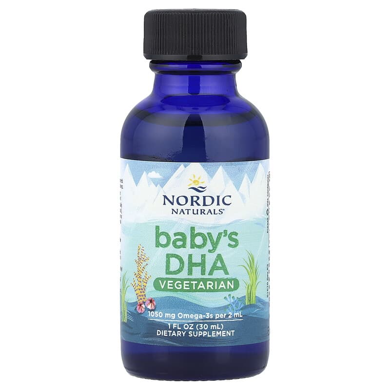 赤ちゃん向け植物性DHA（ドコサヘキサエン酸）、1,050mg、30ml（1液量