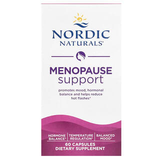 Nordic Naturals, Suporte à Menopausa, 60 Cápsulas